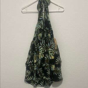 Tropical Halter Dress